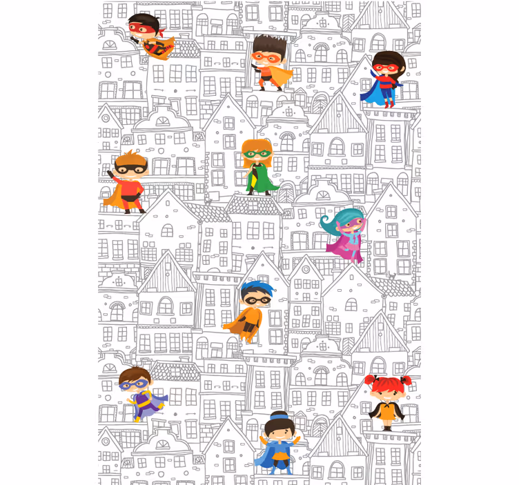 roleta so superhrdinami mestskí superhrdinovia - Tenstickers