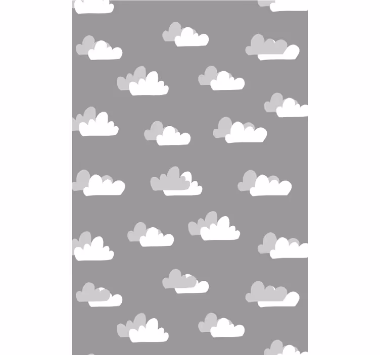 sivá roleta kupovitý oblak vzor - Tenstickers