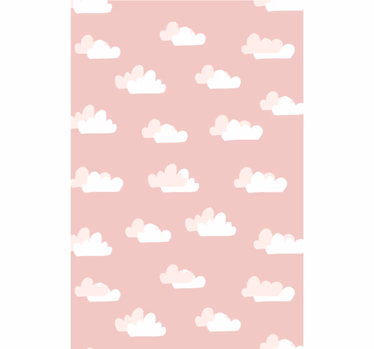 Ružové pozadie cloud blind - Tenstickers