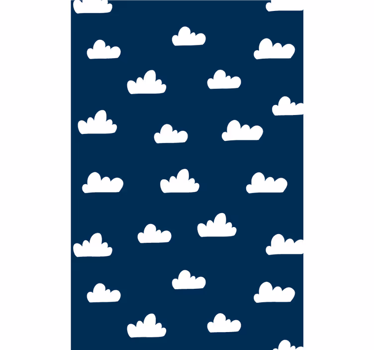 Tmavomodré pozadie cloud blind - Tenstickers