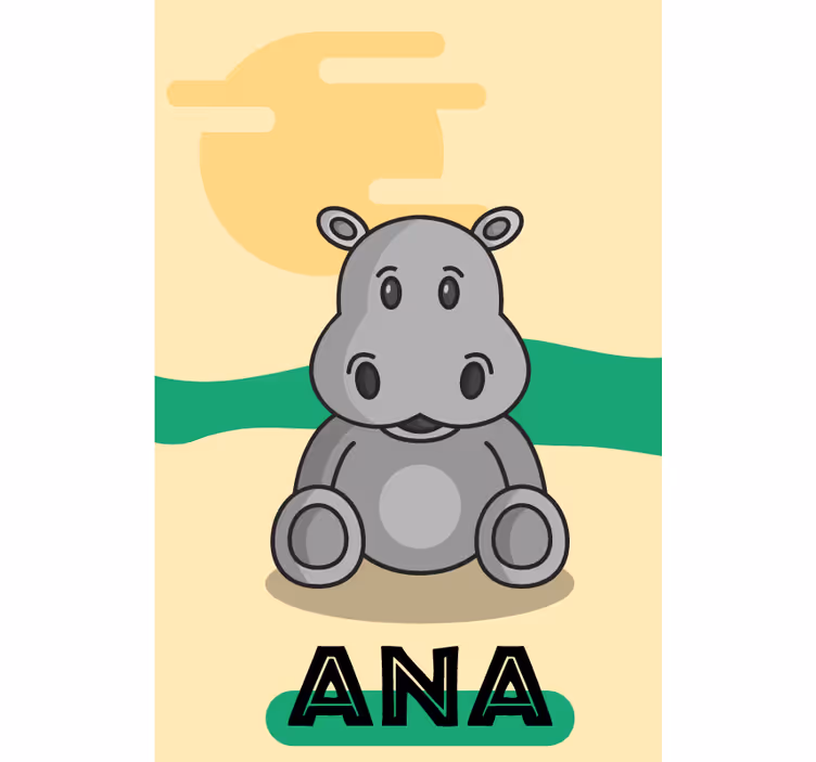 Detský hroch na mieru s potlačou na mieru - Tenstickers