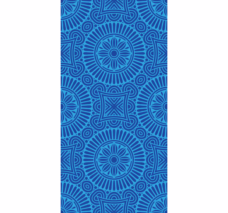 Mandala modré tóny zen blind - Tenstickers