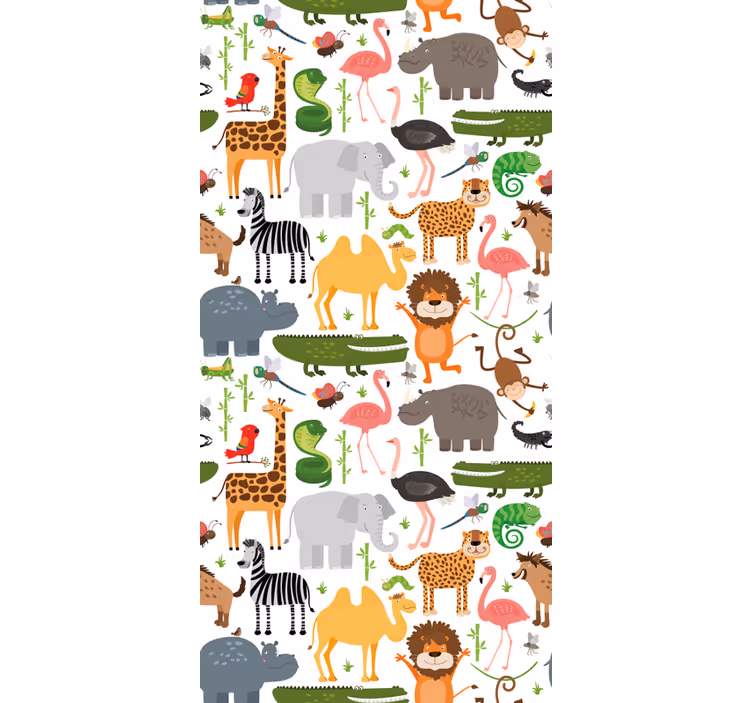 Viacfarebné zvieratá detská slepota - Tenstickers