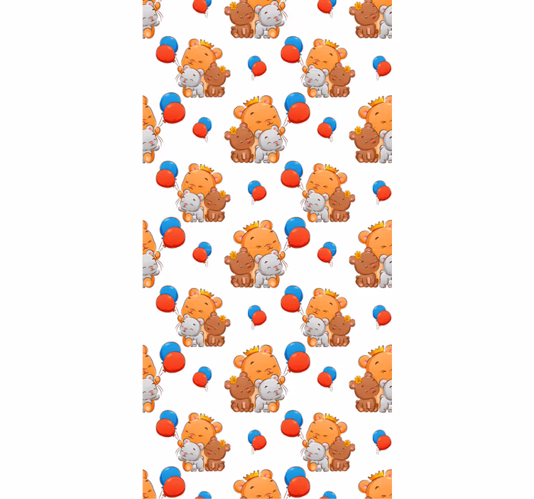 roleta pre bábätko vzor priateľských medveďov - Tenstickers