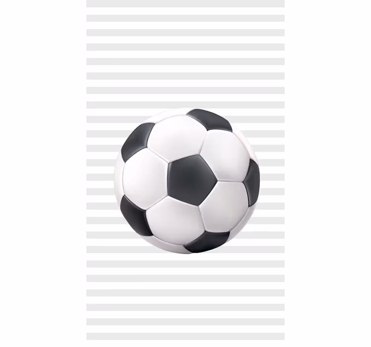 Roleta biela a čierna lopta na futbal - Tenstickers
