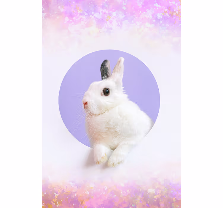 Králik rôzne zvieracie Roleta - Tenstickers