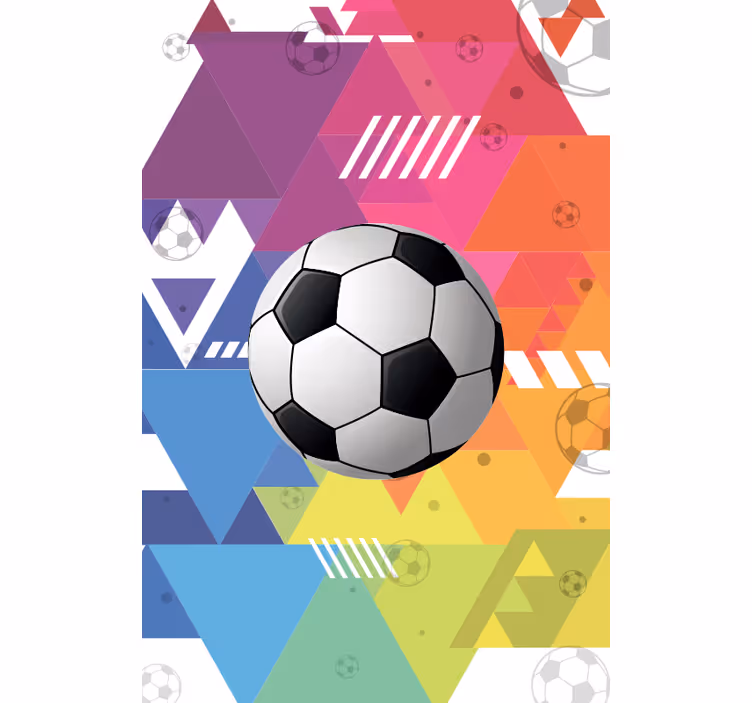 Viacfarebné geometrické loptičky športové Roleta - Tenstickers