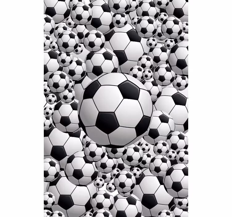 Bodovanie bieleho futbalového športového blindu - Tenstickers
