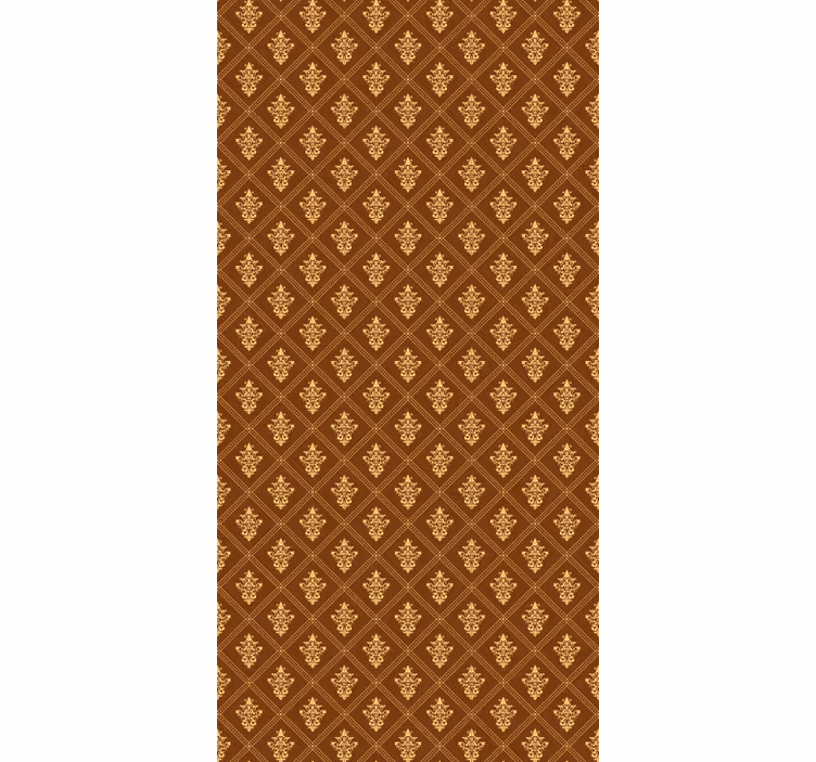 klasická roleta zdobený zlatý vzor - Tenstickers