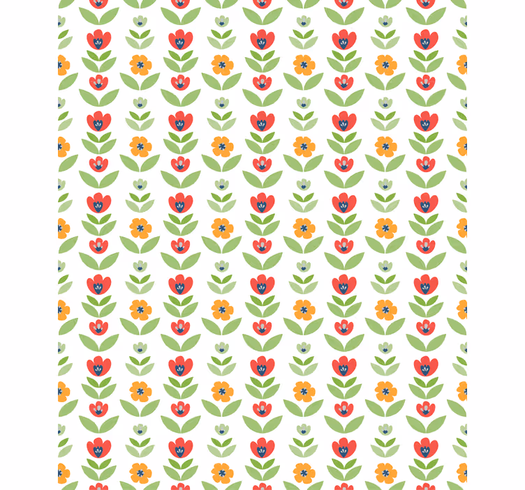 Kvety a listy roleta - Tenstickers