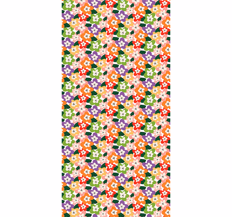 roleta na okno kvety kvitnúce aranžmán - Tenstickers