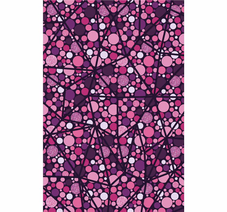 vzorovaná roleta geometrický bublinový vzor - Tenstickers