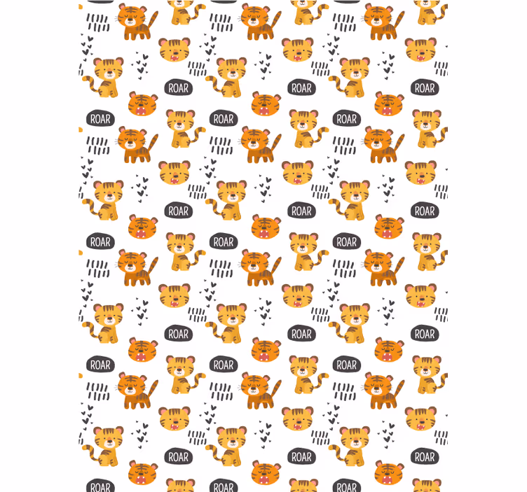 Roleta do detskej izby s revúcimi tigrami - Tenstickers