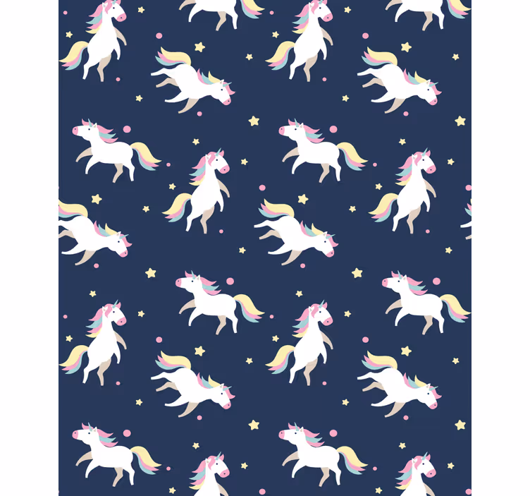 Roleta do detskej izby s magickými jednorožcami - Tenstickers
