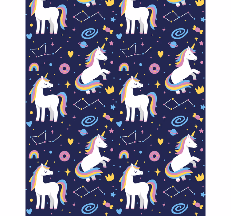 Roleta na okno fantasy motív jednorožca - Tenstickers