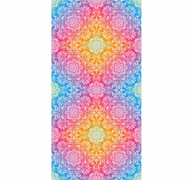 zenová roleta farebný mandala vzor - Tenstickers