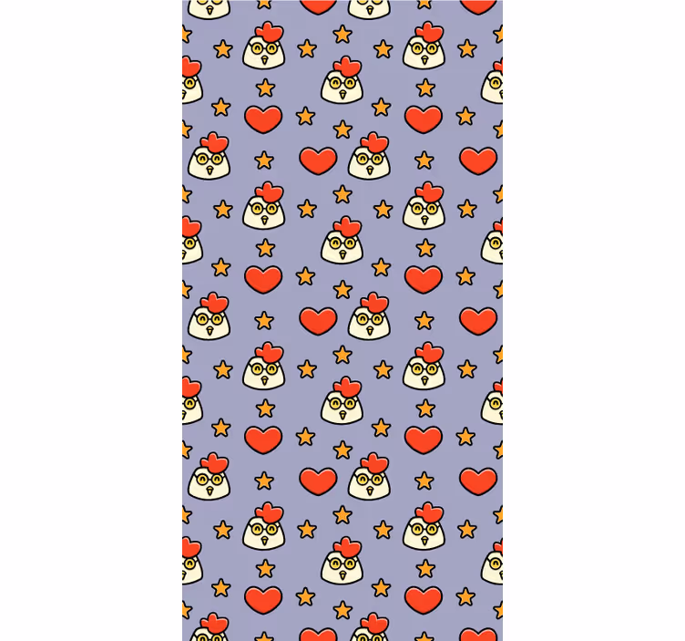 roleta so zvieratami vzor hviezdneho kura - Tenstickers
