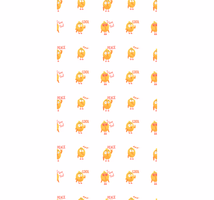 roleta so zvieratami milé vtáky výrazy - Tenstickers