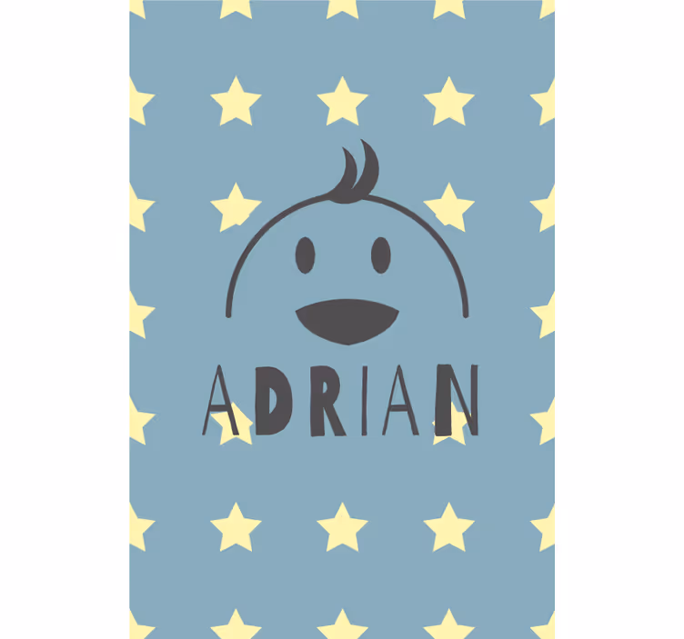 roleta do detskej izby hviezdne kura s menom - Tenstickers