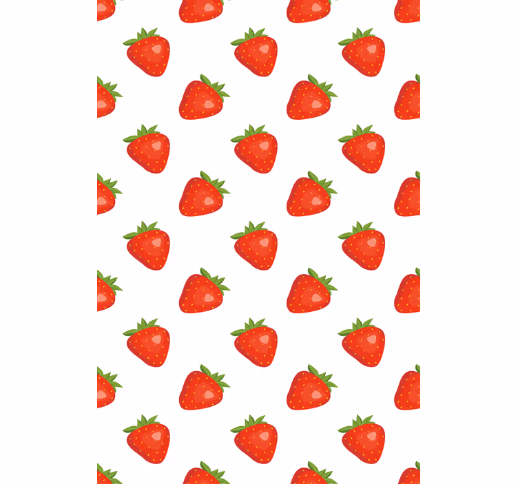 Roleta na okno ovocie s motívom jahody - Tenstickers