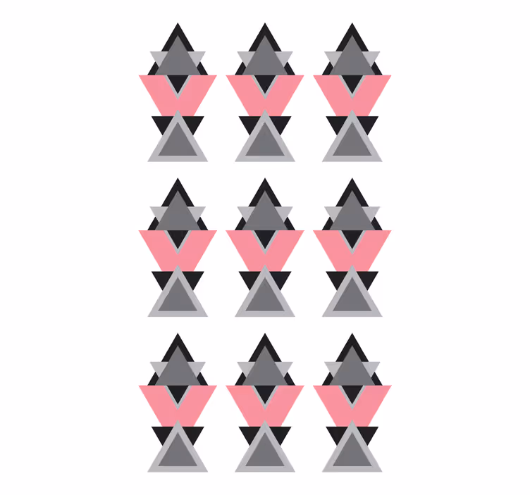 moderná roleta geometrické trojuholníkové tvary - Tenstickers