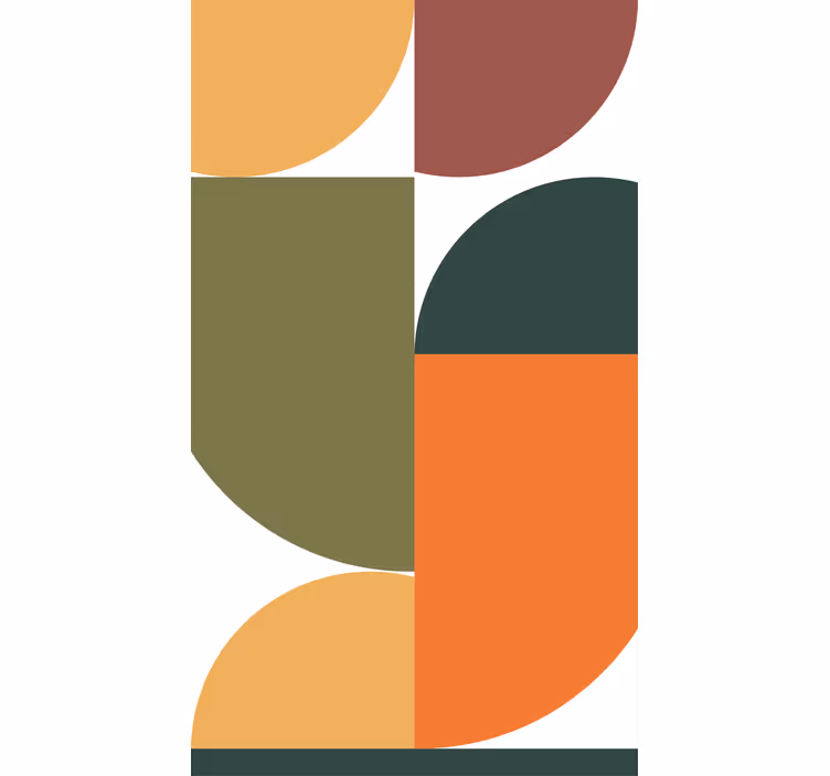 moderná roleta fúzia geometrických tvarov - Tenstickers