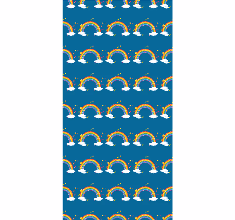 originálna roleta farebný dúhový vzor - Tenstickers