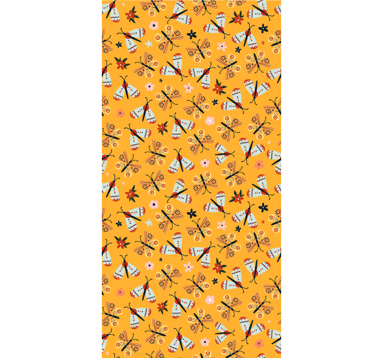 roleta motýle yello tradičný dizajn - Tenstickers