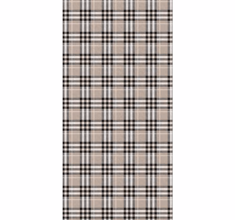 vzorovaná roleta klasický károvaný vzor - Tenstickers