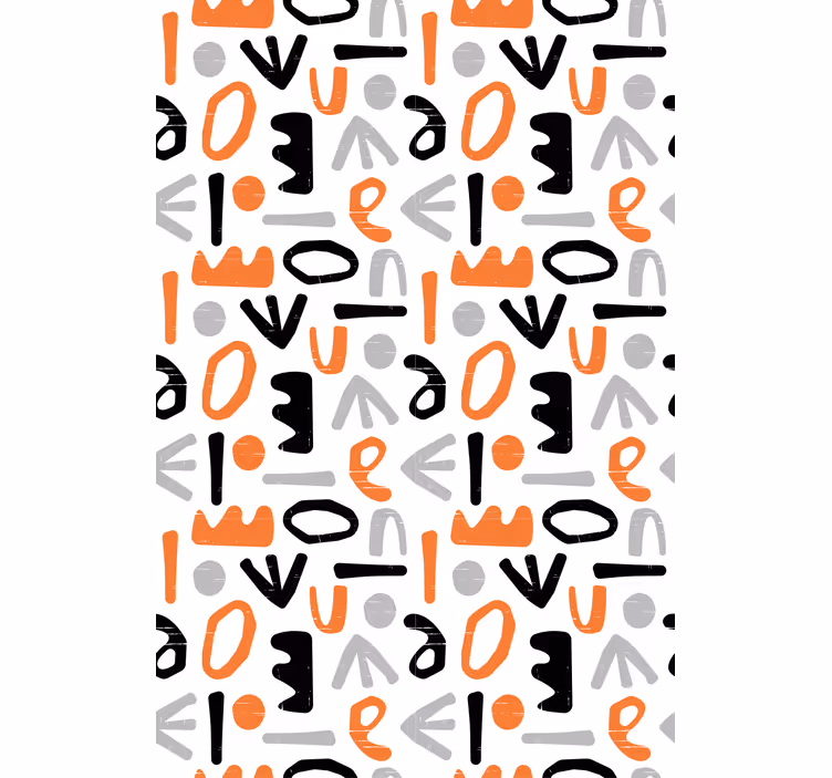 roleta s citátmi geometrické písmená - Tenstickers