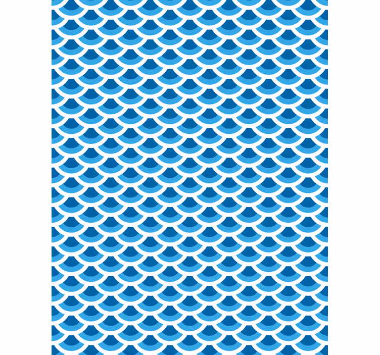 Vzorovaná roleta s oceánskym vlnovým vzorom - Tenstickers