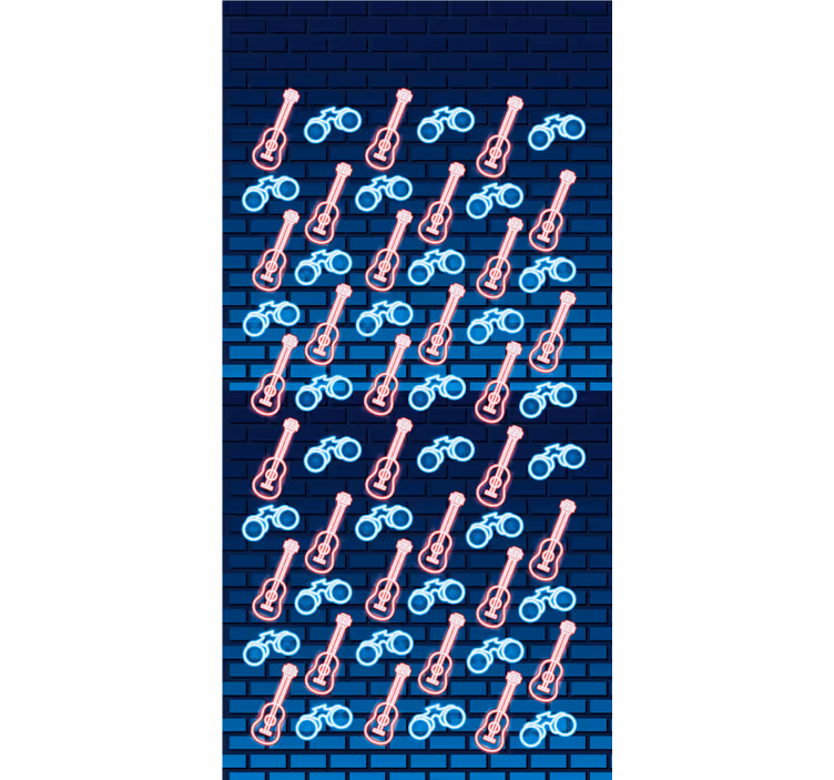 Originálna roleta s motívom hudobnej gitary - Tenstickers