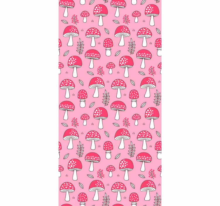 roleta na okno kvety hubové vzory - Tenstickers