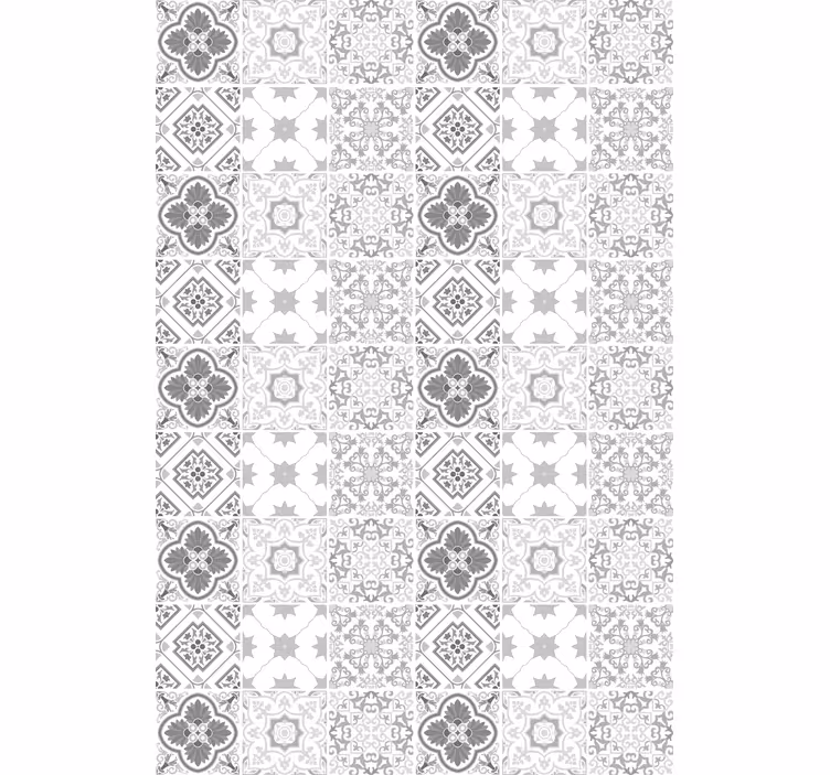 zábavná roleta dlaždice s geometrickým vzorom - Tenstickers