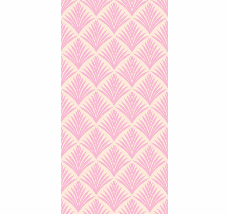 roleta na okno kvety elegantný dlaňový vzor - Tenstickers
