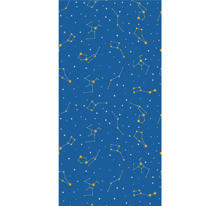 Súhvezdia na oblohe grafické detské Roleta - Tenstickers