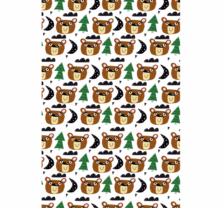 roleta do detskej izby vzory medvedíkov - Tenstickers
