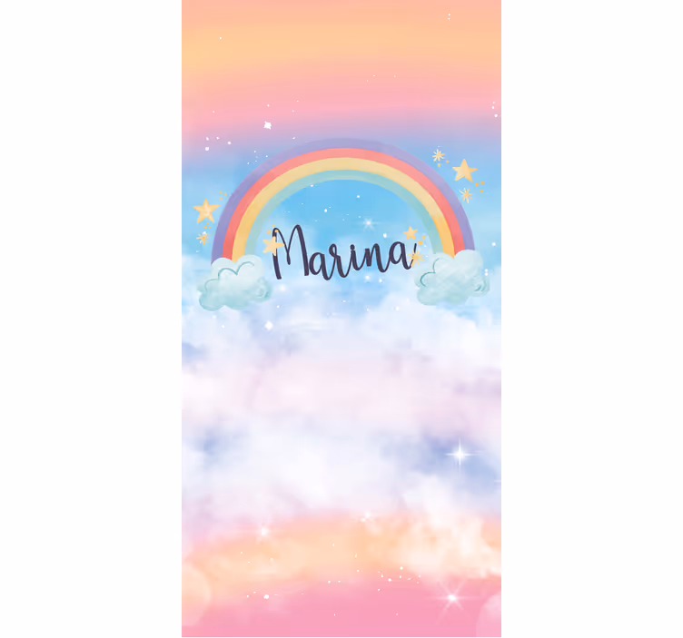 Fantastická dúha s peknými mrakmi naslepo - Tenstickers