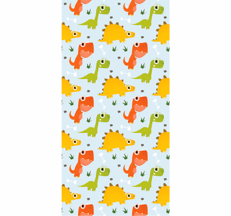 roleta s dinosaurami roztomilé kreslené dinosaury - Tenstickers