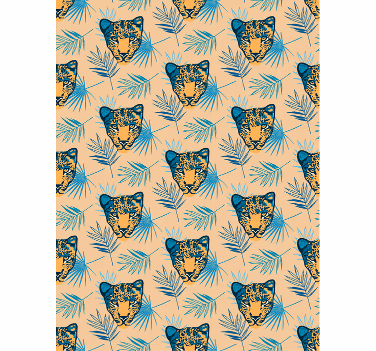 roleta so zvieratami vzor leopardej hlavy - Tenstickers