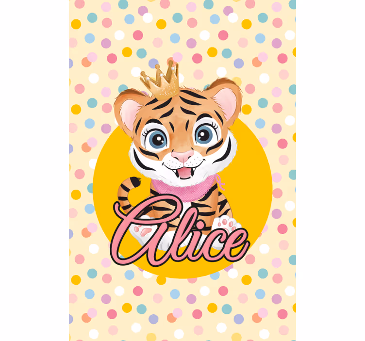 roleta do detskej izby vlastné dieťa tigra - Tenstickers