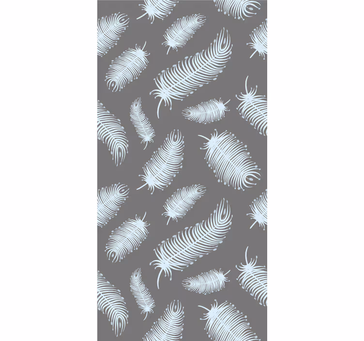 Boho perie na tmavých viac vintage roletách - Tenstickers