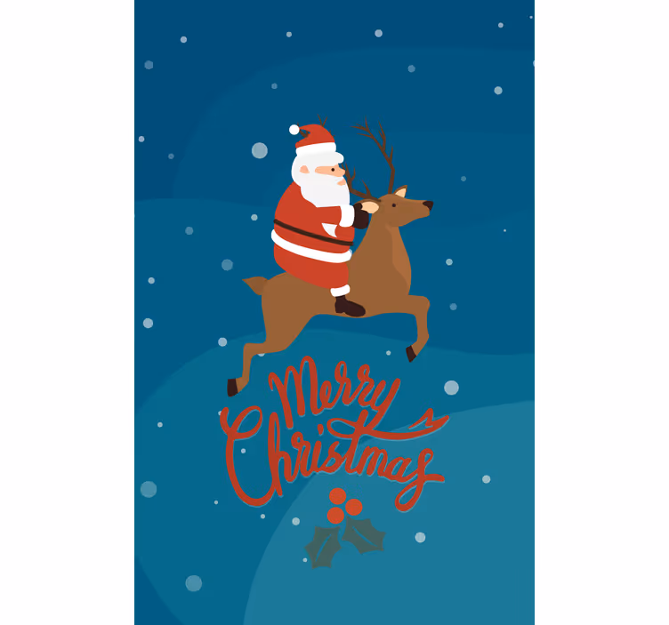 originálna roleta santa jazdiaci na soboch - Tenstickers