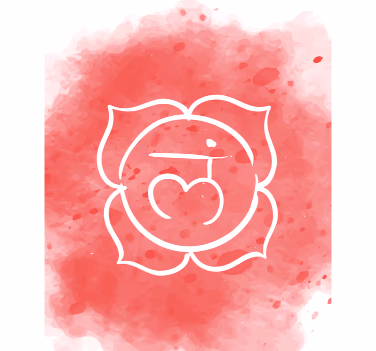 Roleta láska Čerešňový symbol lásky - Tenstickers