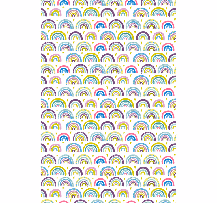 Roleta na okno farebné dúhové vzory - Tenstickers