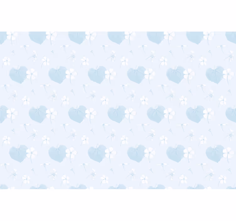roleta na okno kvety jemné kvetinové srdiečka - Tenstickers