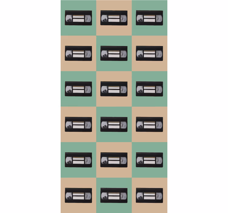 Retro roleta s retro pásikmi - Tenstickers
