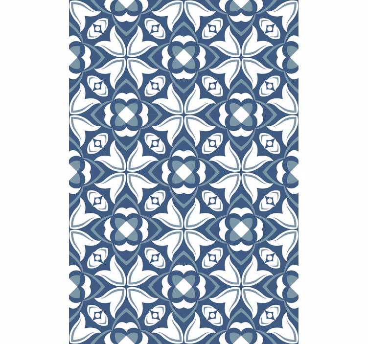 moderná roleta modré štýlové geometrické tvary - Tenstickers