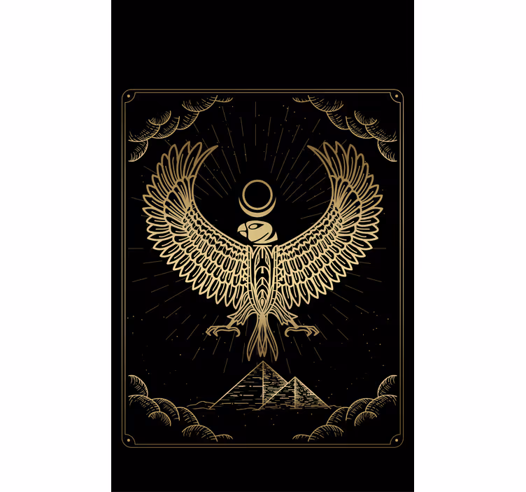 Egyptský boh slnka „horus“ elegantná roleta - Tenstickers