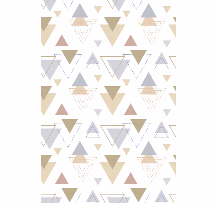 moderná roleta motív geometrického trojuholníka - Tenstickers